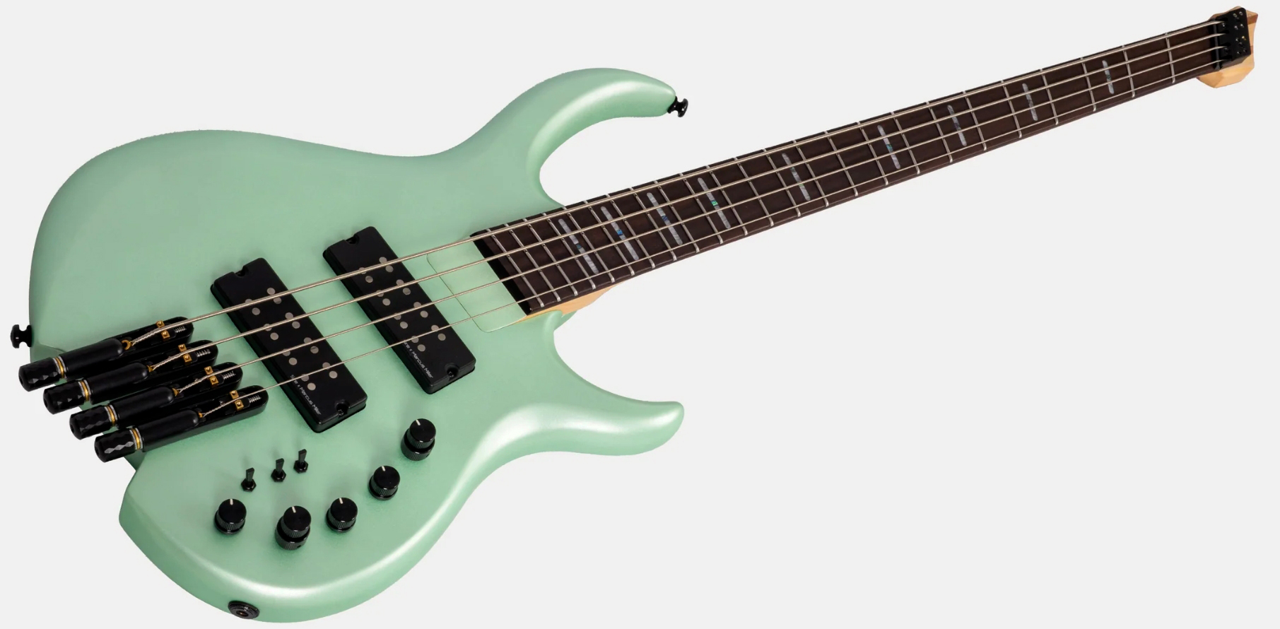 Sire Marcus Miller M6 Headless 4st Multiscale Active Rw - Surf Green Metallic - Bajo eléctrico de cuerpo sólido - Variation 2