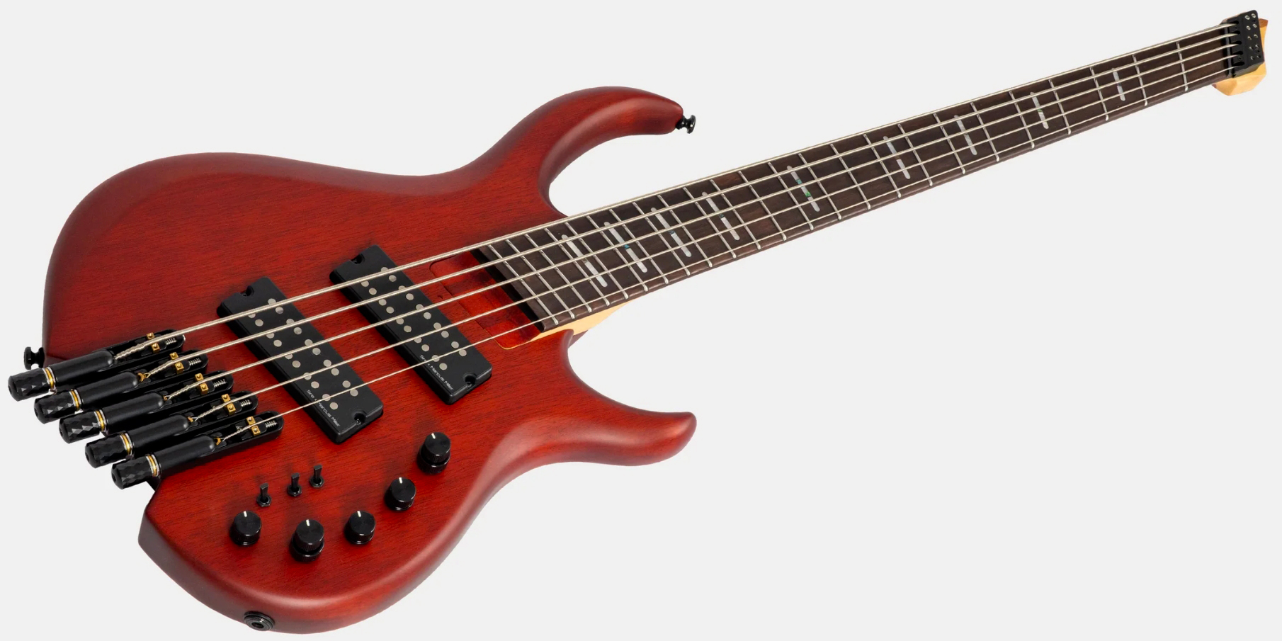 Sire Marcus Miller M6 Headless 5st Multiscale 5c Active Rw - Mahogany Satin - Bajo eléctrico de cuerpo sólido - Variation 2