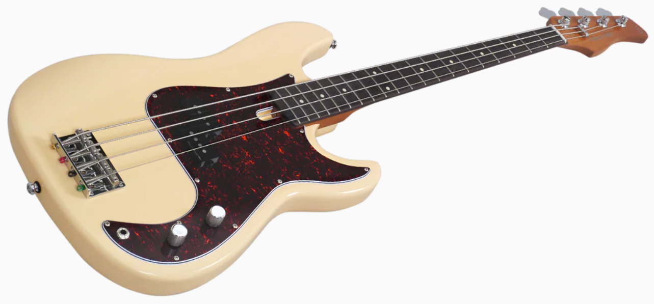 Sire Marcus Miller P5r 4st Lh 4c Gaucher Rw - Vintage White - Bajo eléctrico de cuerpo sólido - Variation 1