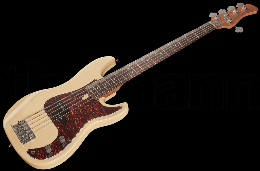 Sire Marcus Miller P5r 5st Lh 5c Gaucher Rw - Vintage White - Bajo eléctrico de cuerpo sólido - Variation 1