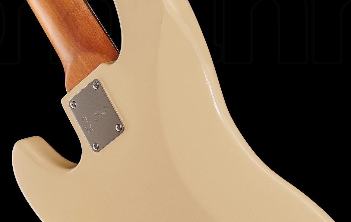 Sire Marcus Miller P5r 5st Lh 5c Gaucher Rw - Vintage White - Bajo eléctrico de cuerpo sólido - Variation 2