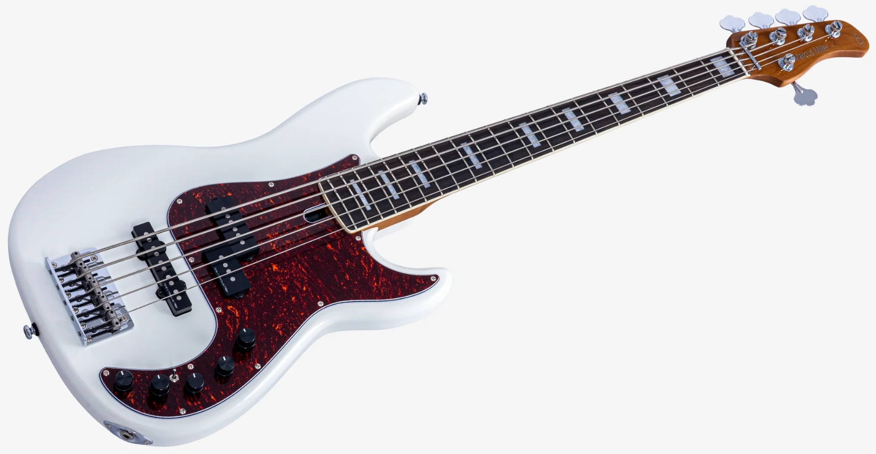 Sire Marcus Miller P7 New Gen 5st 5c Active Eb - Antique White - Bajo eléctrico de cuerpo sólido - Variation 2
