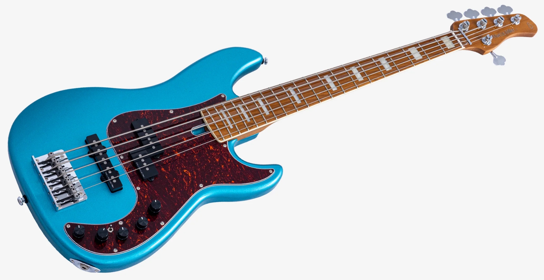 Sire Marcus Miller P7 New Gen 5st 5c Active Mn - Tide Pool - Bajo eléctrico de cuerpo sólido - Variation 2