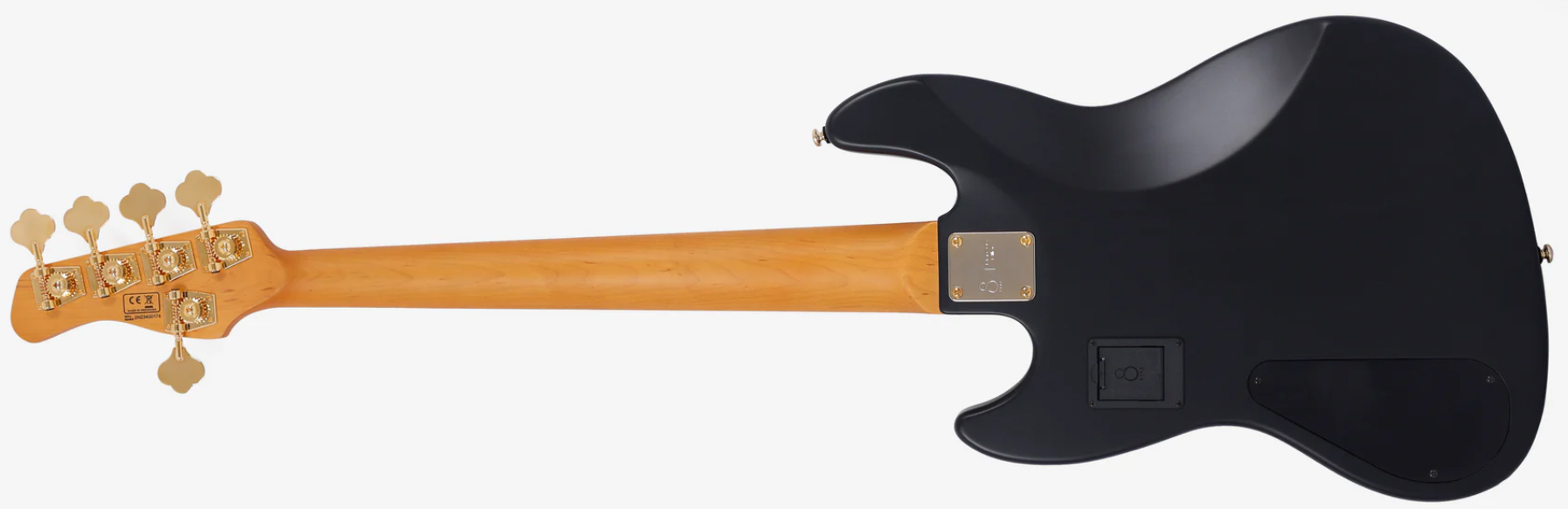 Sire Marcus Miller V10 5st 5c Active Mn - Transparent Black Satin - Bajo eléctrico de cuerpo sólido - Variation 1