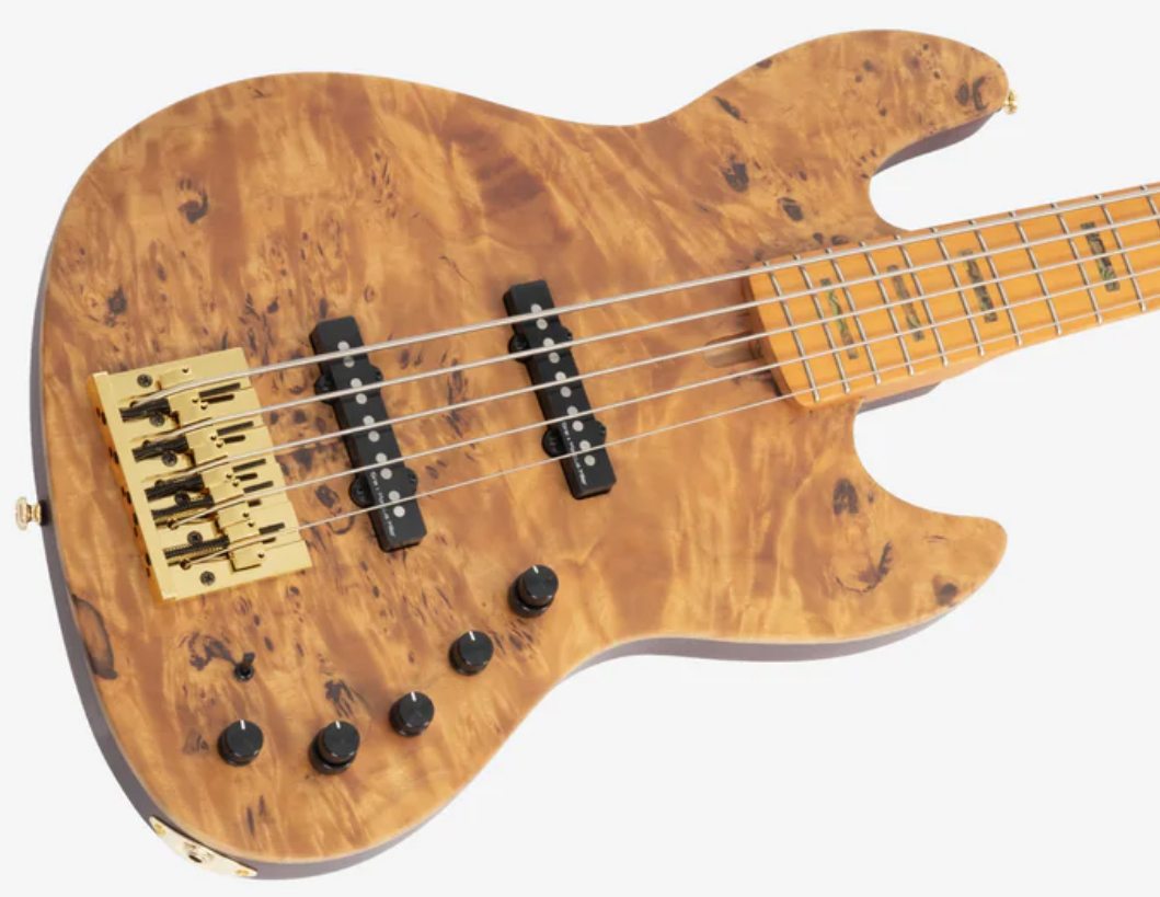Sire Marcus Miller V10 5st 5c Active Mn - Natural Satin - Bajo eléctrico de cuerpo sólido - Variation 2