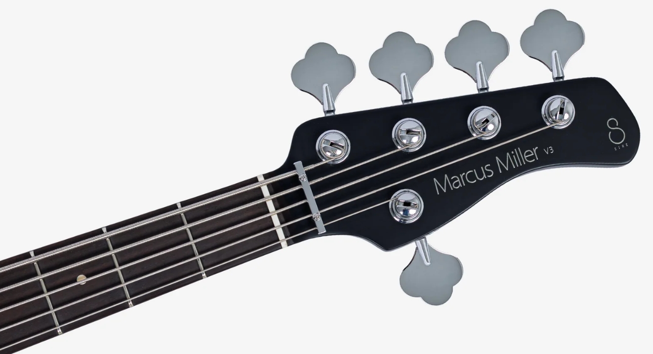 Sire Marcus Miller V3 New Gen 5st 5c Active Rw - Black Satin - Bajo eléctrico de cuerpo sólido - Variation 3