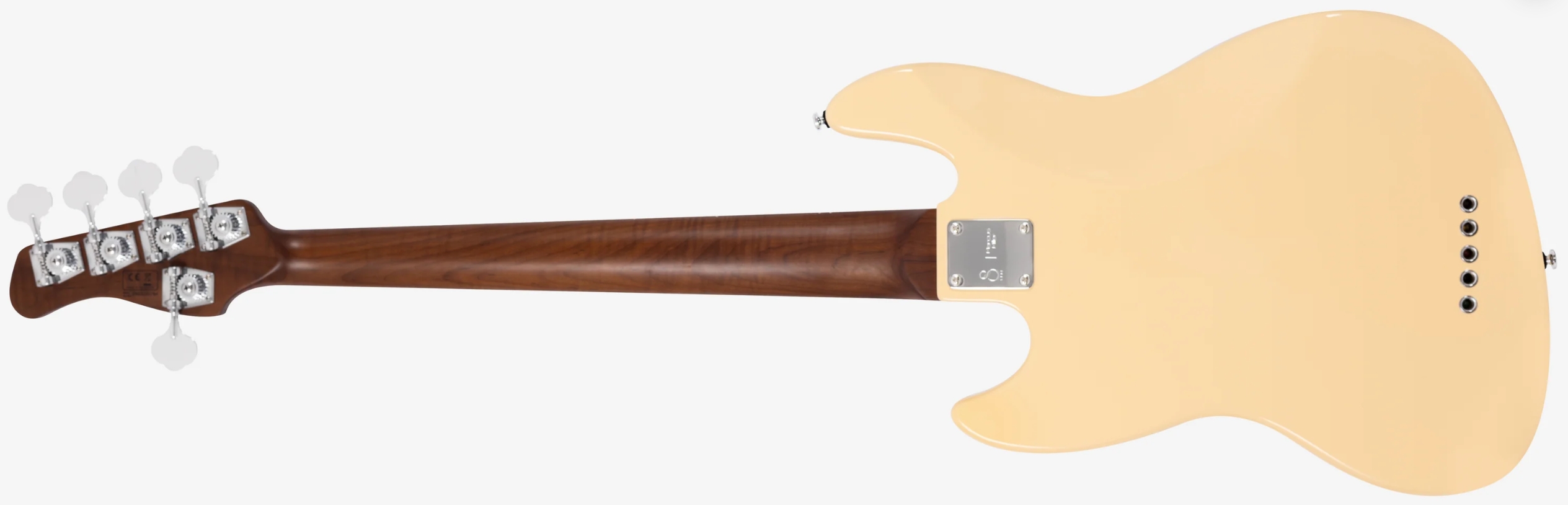 Sire Marcus Miller V5 5st Lh 5c Gaucher Mn - Vintage White - Bajo eléctrico de cuerpo sólido - Variation 1