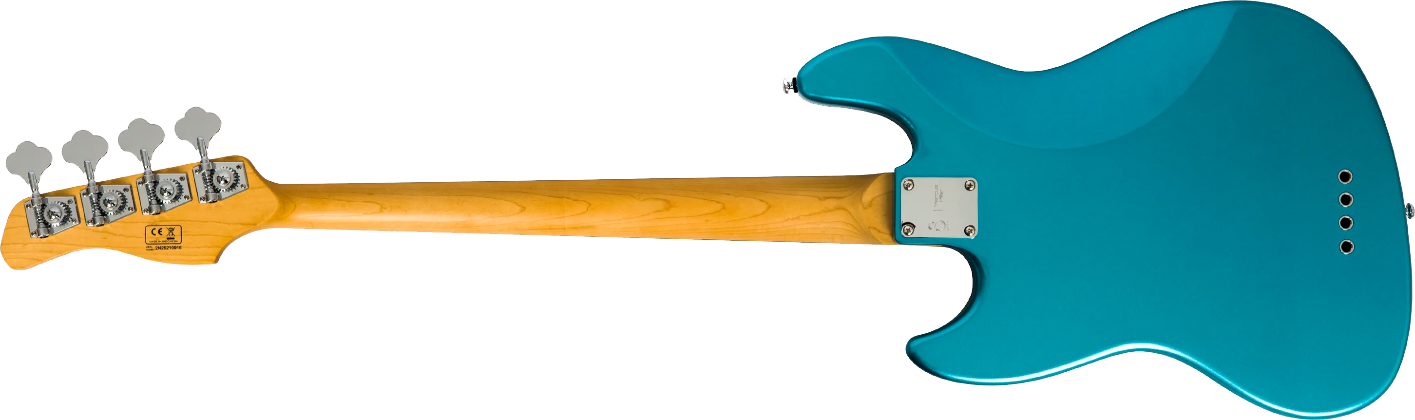 Sire Marcus Miller V5 Alder 4st Fretless Mn - Tide Pool - Bajo eléctrico de cuerpo sólido - Variation 1