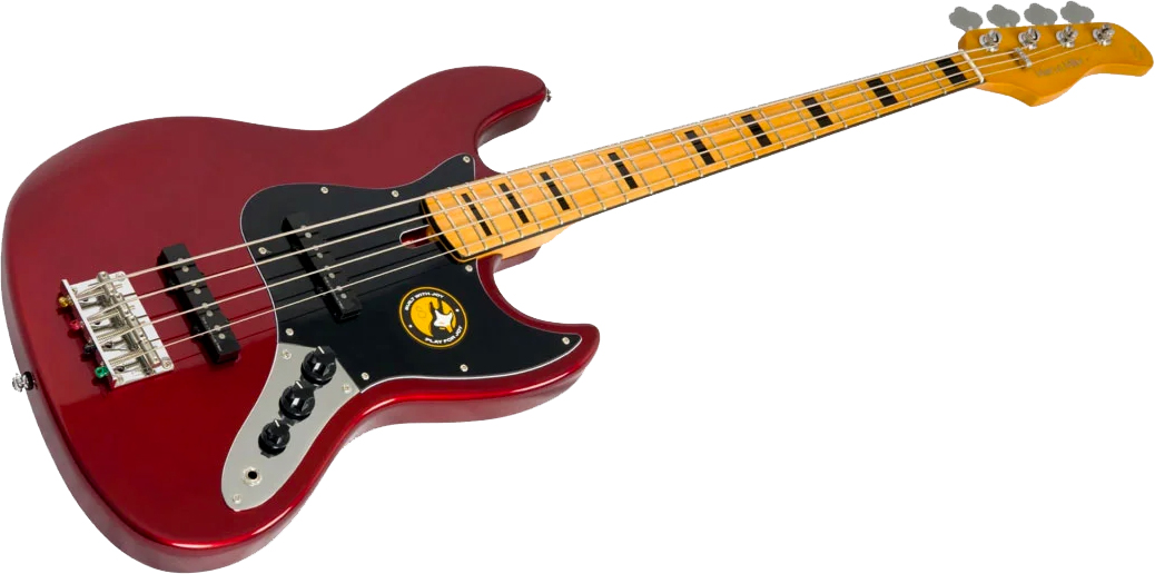 Sire Marcus Miller V5 Alder 4st Fretless Mn - Candy Apple Red - Bajo eléctrico de cuerpo sólido - Variation 2
