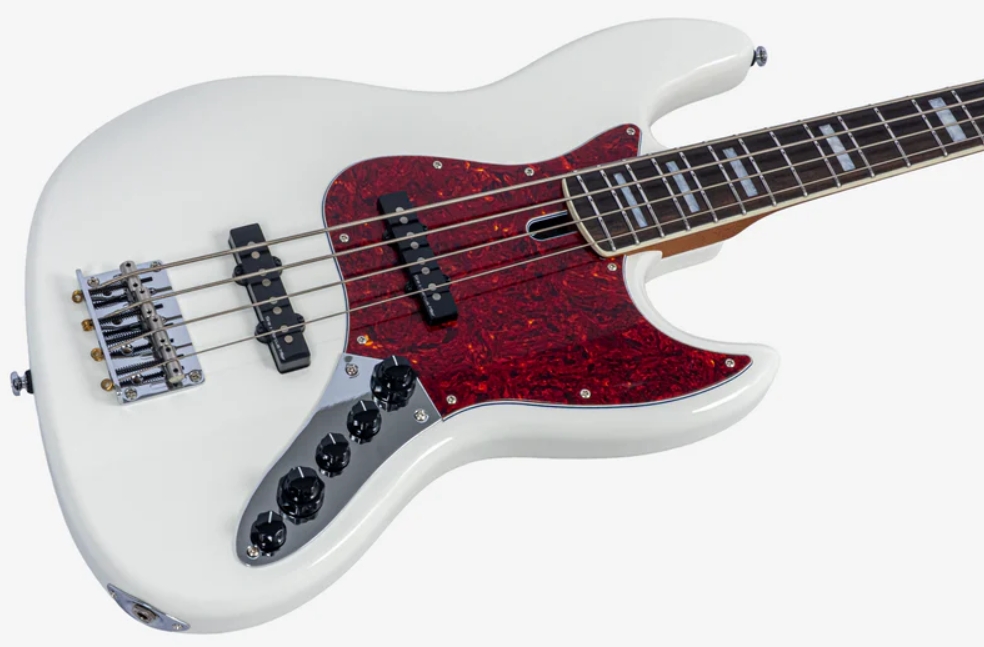 Sire Marcus Miller V7 Alder 2nd Gen 4st 4c Active Eb - Antique White - Bajo eléctrico de cuerpo sólido - Variation 2