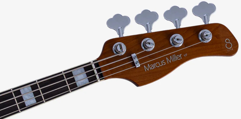 Sire Marcus Miller V7 Alder 2nd Gen 4st 4c Active Eb - Antique White - Bajo eléctrico de cuerpo sólido - Variation 3