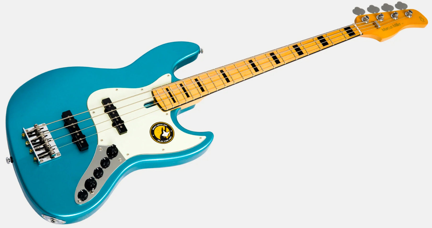 Sire Marcus Miller V7 Alder 2nd Gen 4st 4c Active Mn - Tide Pool - Bajo eléctrico de cuerpo sólido - Variation 2