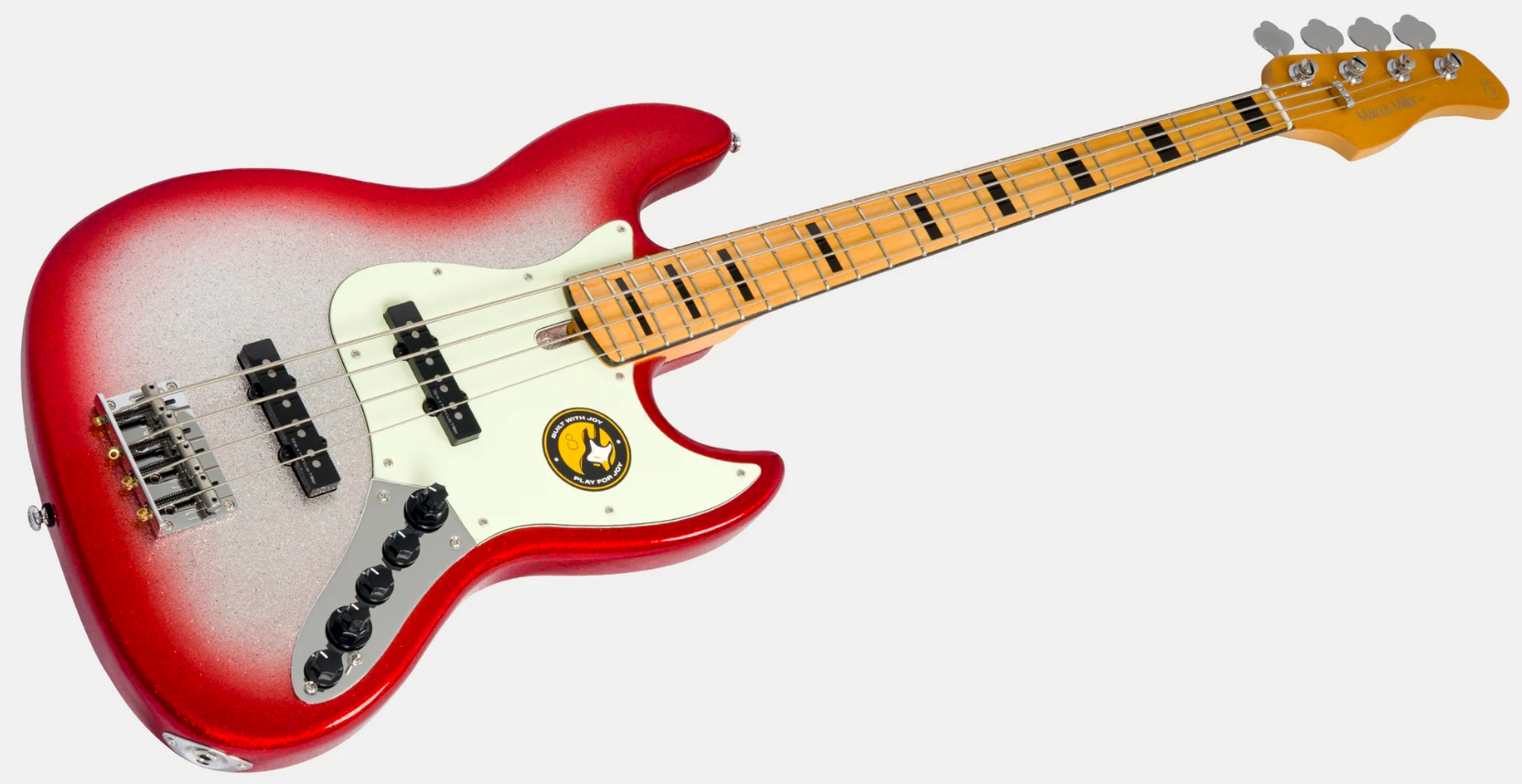 Sire Marcus Miller V7 Alder 2nd Gen 4st 4c Active Mn - Redburst Sparkle - Bajo eléctrico de cuerpo sólido - Variation 2