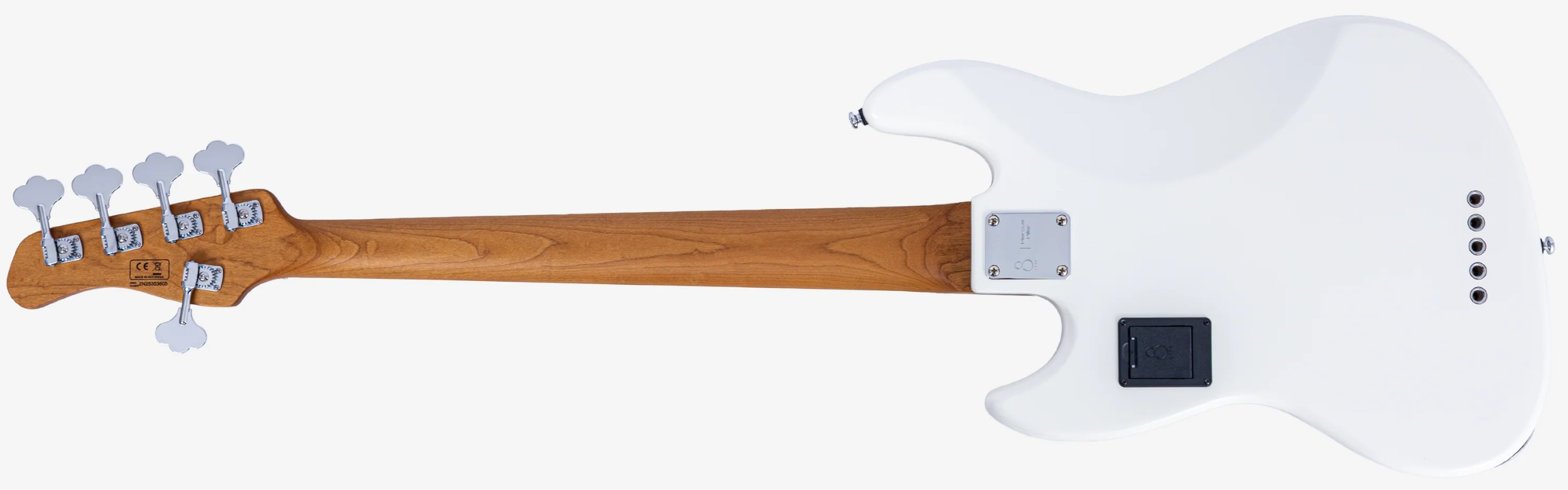 Sire Marcus Miller V7 Alder 2nd Gen 5st 5c Active Eb - Antique White - Bajo eléctrico de cuerpo sólido - Variation 1