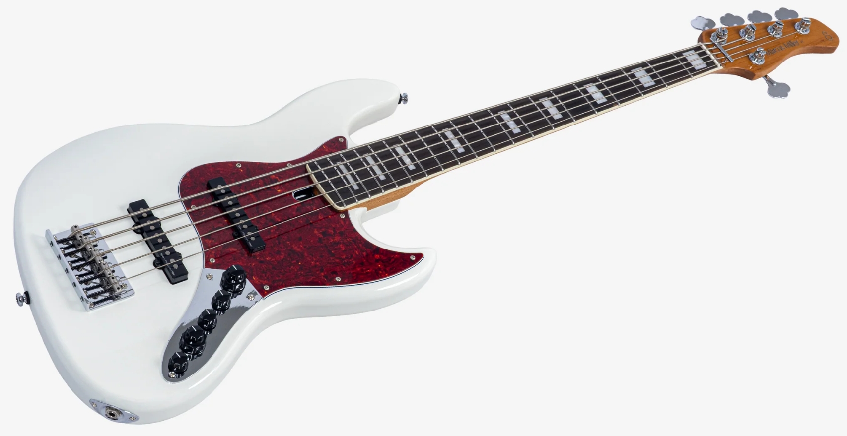 Sire Marcus Miller V7 Alder 2nd Gen 5st 5c Active Eb - Antique White - Bajo eléctrico de cuerpo sólido - Variation 2