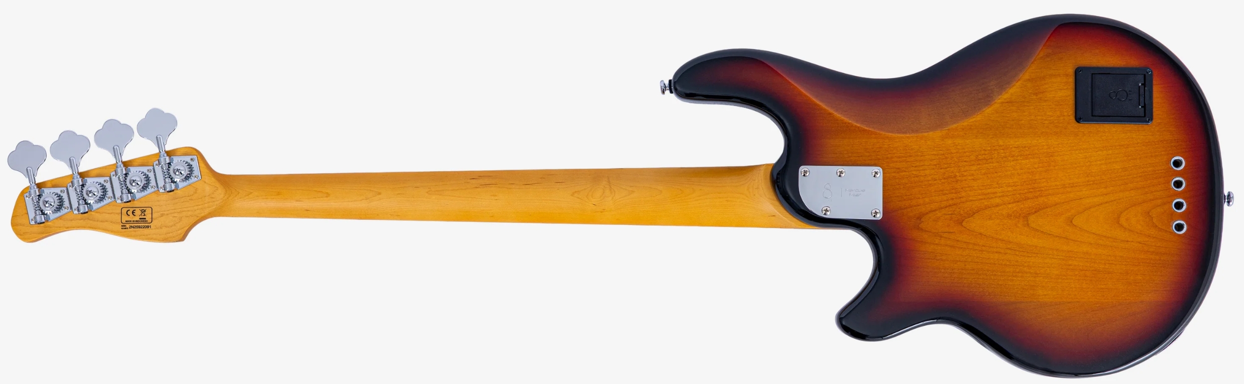 Sire Marcus Miller Z7 4st Lh 4c Gaucher Active Mn - 3 Tone Sunburst - Bajo eléctrico de cuerpo sólido - Variation 1