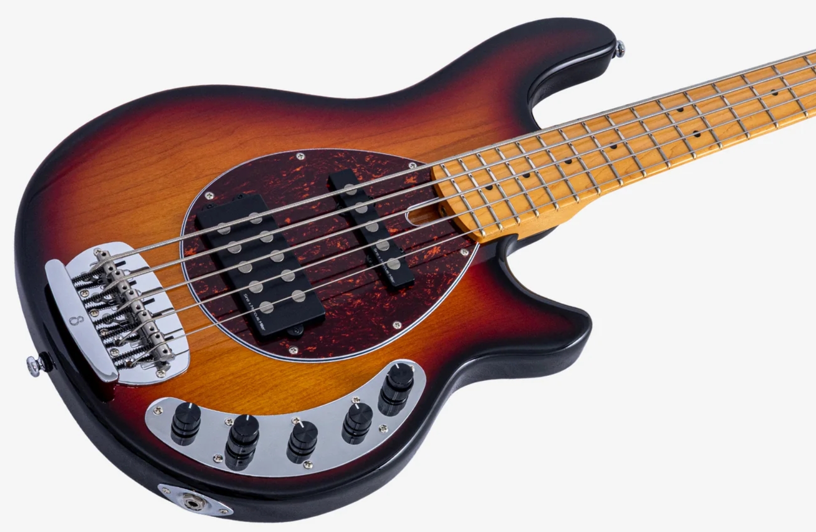 Sire Marcus Miller Z7 5st Lh 5c Gaucher Active Mn - 3 Tone Sunburst - Bajo eléctrico de cuerpo sólido - Variation 2
