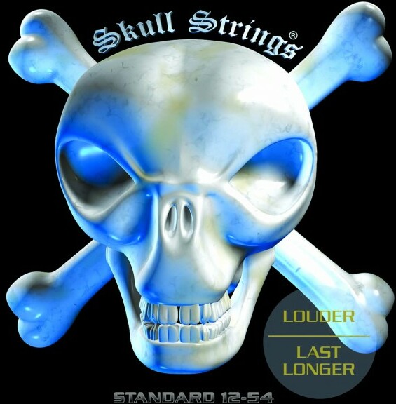 Skull Strings Std 1254 Standard Electric Guitar Heavy 6c 12-54 - Cuerdas guitarra eléctrica - Main picture