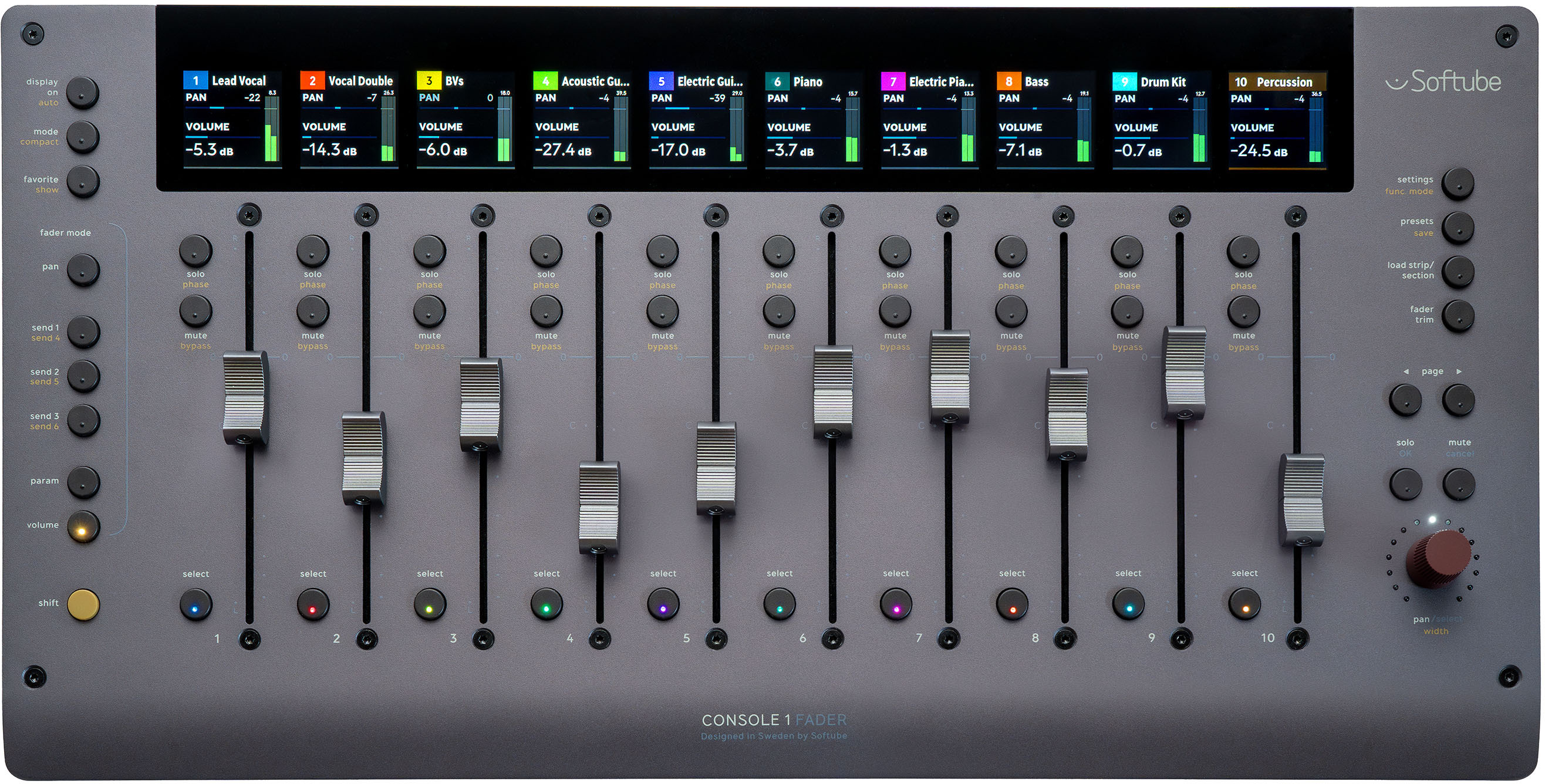 Softube Console 1 Fader Mkiii - Controlador Midi - Main picture