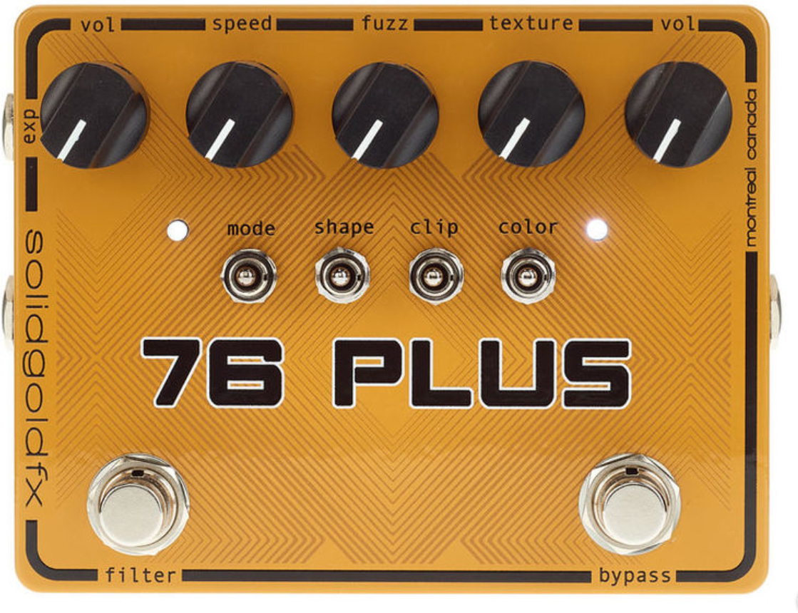 Solidgoldfx 76 Plus Octave Up Fuzz & Filter - Pedal overdrive / distorsión / fuzz - Main picture