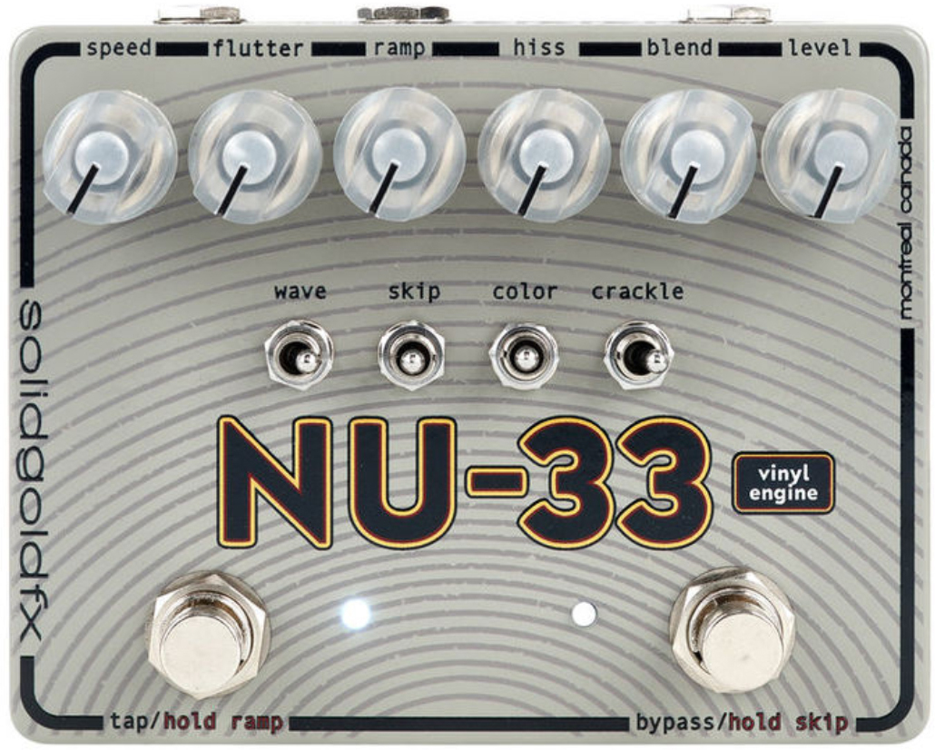 Solidgoldfx Nu-33 Vinyl Engine - Pedal de chorus / flanger / phaser / modulación / trémolo - Main picture