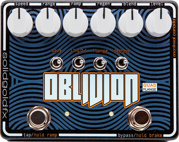 Solidgoldfx Oblivion Quad Flanger - Pedal de chorus / flanger / phaser / modulación / trémolo - Main picture