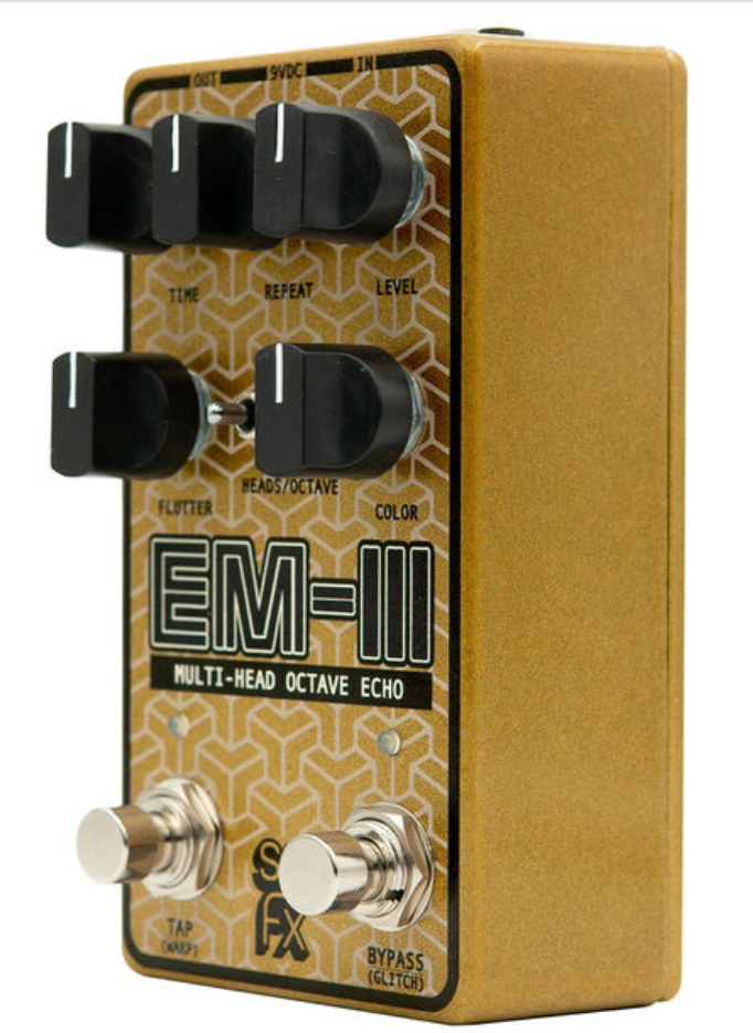 Solidgoldfx Em-iii Multi-head Octave Echo - Pedal de reverb / delay / eco - Variation 1