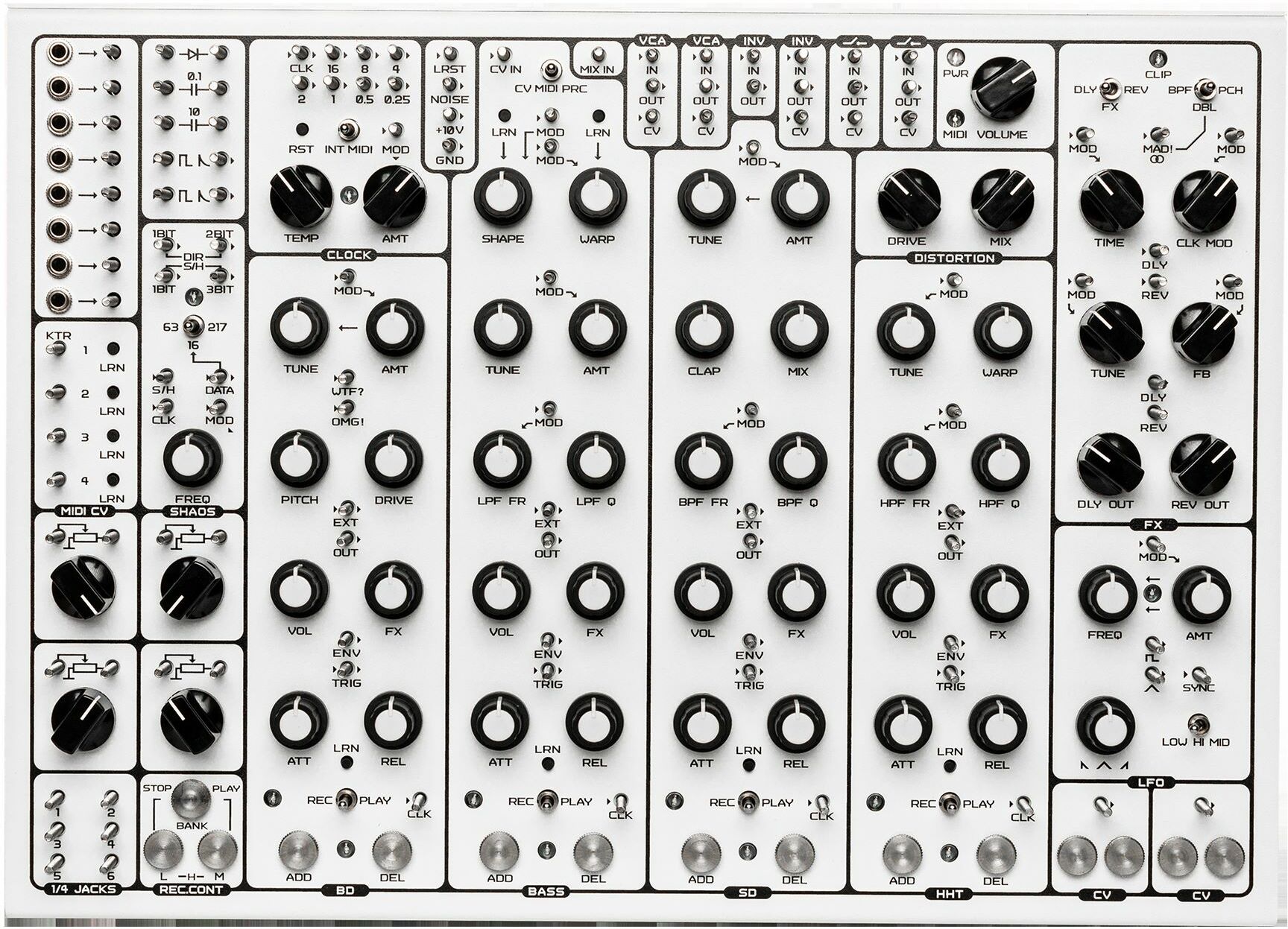 Soma Pulsar-23 White (screw) - Caja de ritmos - Main picture