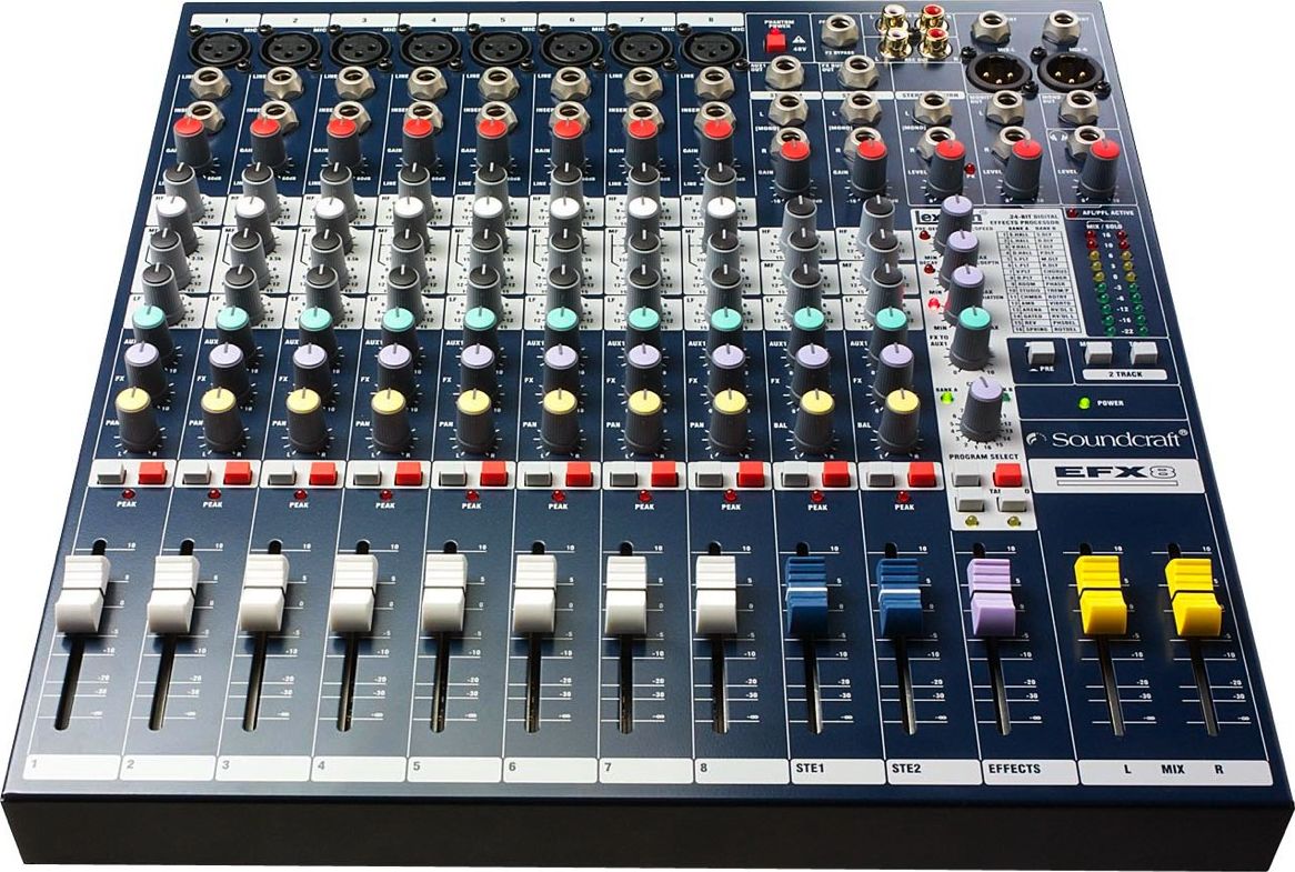 Soundcraft Efx 8 - Mesa de mezcla analógica - Main picture