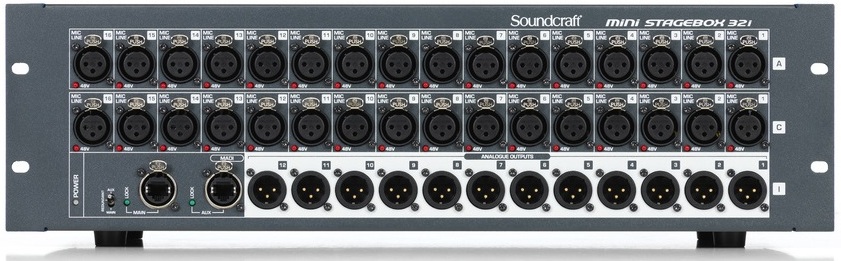 Soundcraft Msb32i, Mini Stagebox 32i - - Mesa de mezcla digital - Main picture