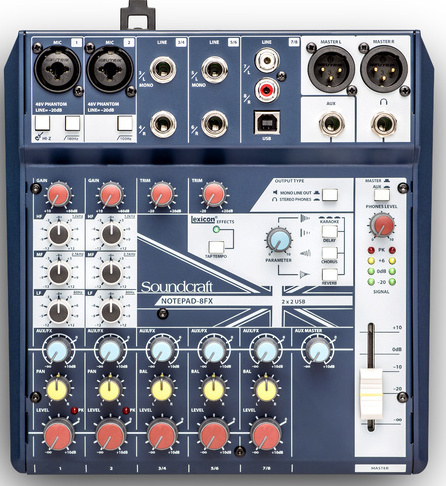 Soundcraft Notepad-8fx - - Mesa de mezcla analógica - Main picture