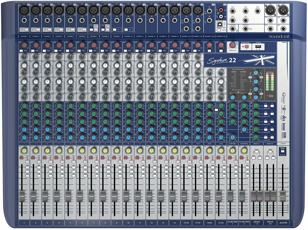 Soundcraft Signature 22 Mtk - Mesa de mezcla analógica - Main picture