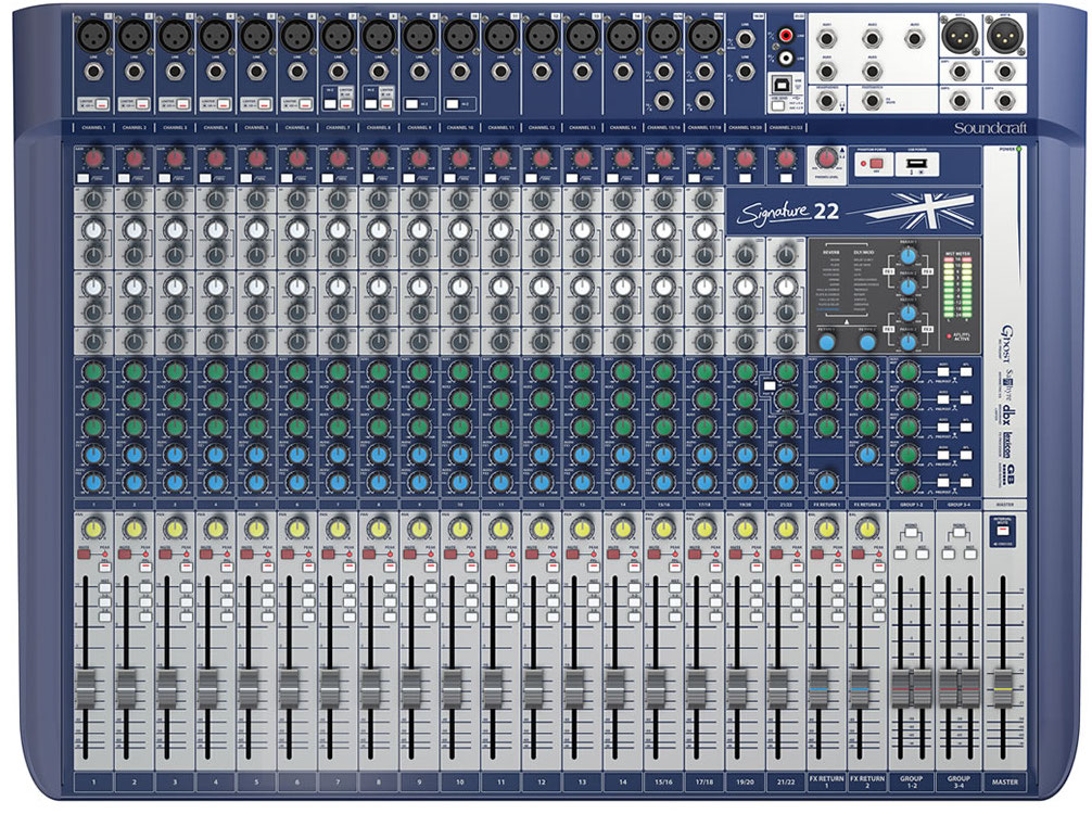 Soundcraft Signature 22 Mtk - Mesa de mezcla analógica - Variation 4