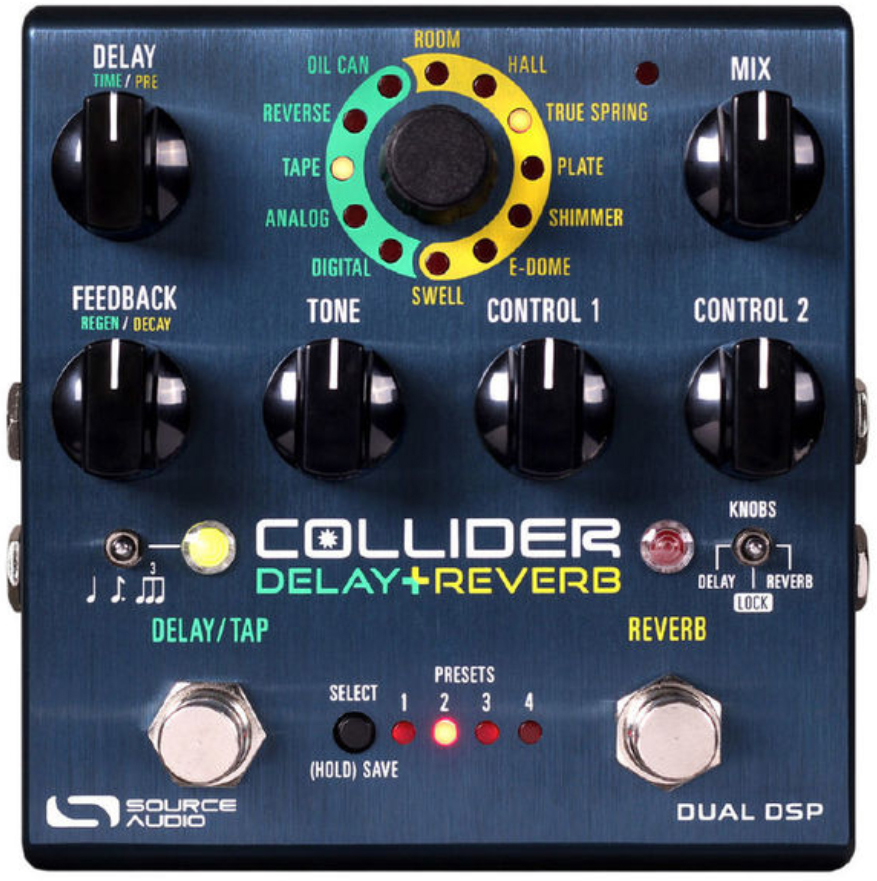 Source Audio Collider Delay+reverb - Pedal de reverb / delay / eco - Main picture