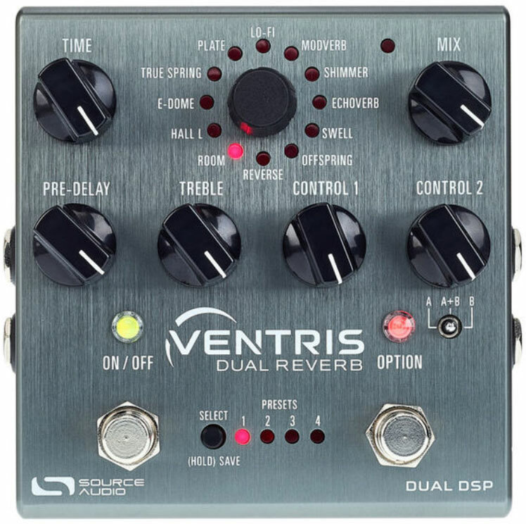Source Audio Ventris Dual Reverb - Pedal de reverb / delay / eco - Main picture
