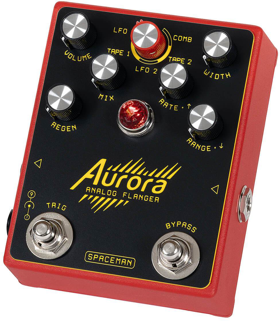 Spaceman Effects Aurora Flanger Standard - Red - Pedal de chorus / flanger / phaser / modulación / trémolo - Variation 1