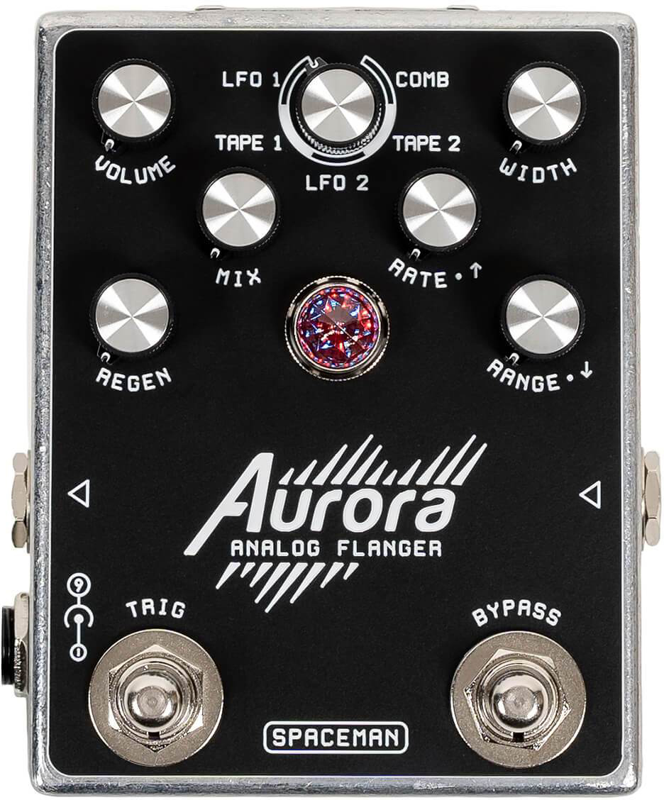 Spaceman Effects Aurora Flanger Standard - Silver - Pedal de chorus / flanger / phaser / modulación / trémolo - Main picture