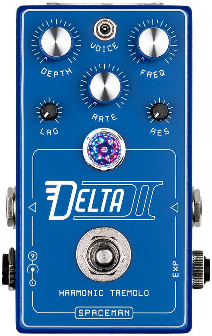 Spaceman Effects Delta Ii Harmonic Tremolo Blue - Pedal de chorus / flanger / phaser / modulación / trémolo - Main picture