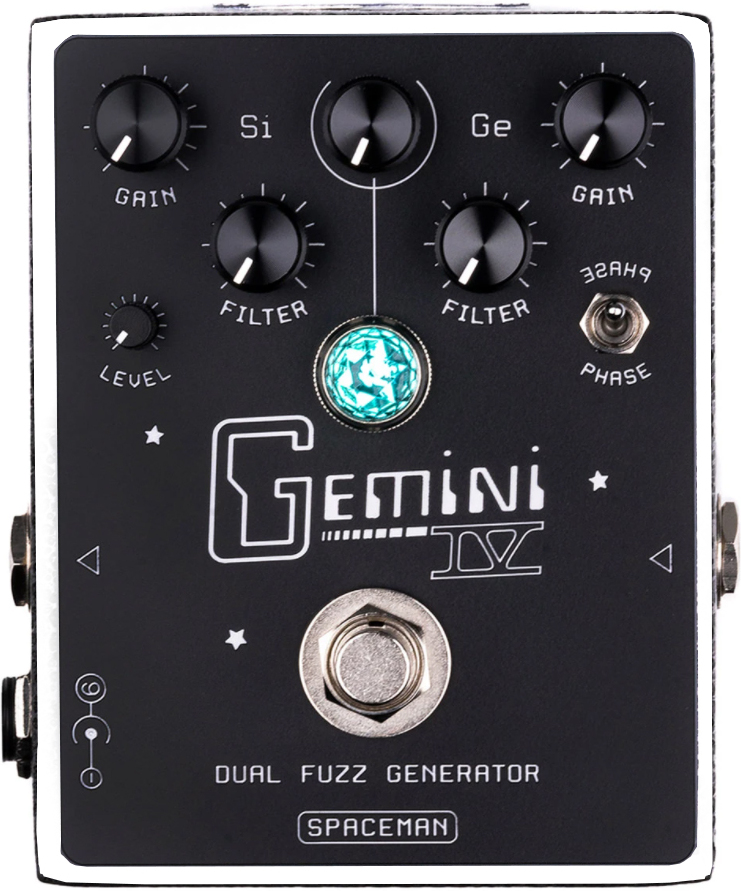 Spaceman Effects Gemini Iv Dual Fuzz Generator Ltd White - Pedal overdrive / distorsión / fuzz - Main picture