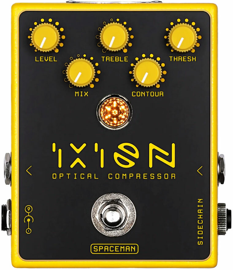 Spaceman Effects Ixion Optical Compressor Yellow - Pedal compresor / sustain / noise gate - Main picture