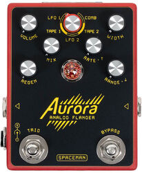 Pedal de chorus / flanger / phaser / modulación / trémolo Spaceman effects Aurora Flanger Standard - Red