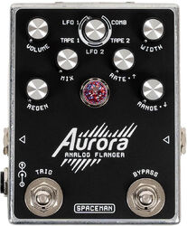 Pedal de chorus / flanger / phaser / modulación / trémolo Spaceman effects Aurora Flanger Standard - Silver