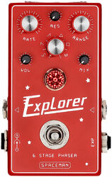 Pedal de chorus / flanger / phaser / modulación / trémolo Spaceman effects Explorer 6 Stage Phaser - Red