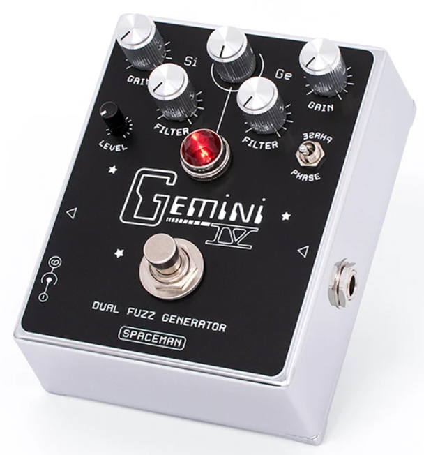 Spaceman Effects Gemini Iv Dual Fuzz Generator Ltd White - Pedal overdrive / distorsión / fuzz - Variation 1