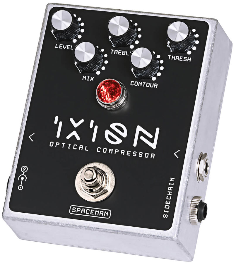 Spaceman Effects Ixion Optical Compressor Silver - Pedal compresor / sustain / noise gate - Variation 1