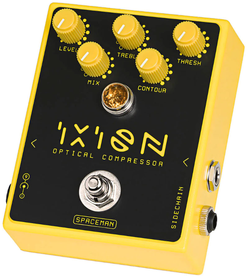 Spaceman Effects Ixion Optical Compressor Yellow - Pedal compresor / sustain / noise gate - Variation 1