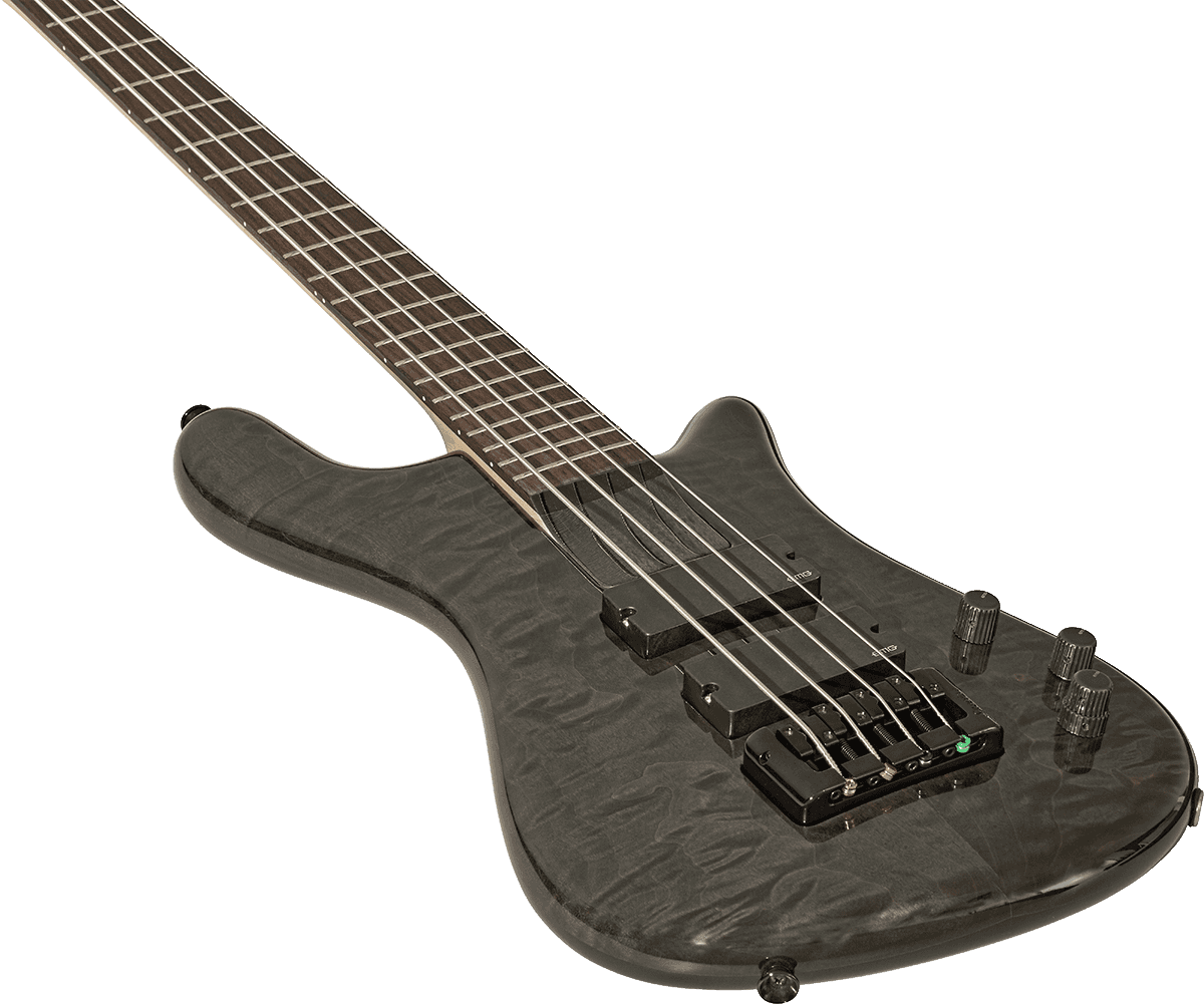 Spector Ns Bantam 4 Diapason Court Active Emg Rw - Black Stain - Bajo eléctrico de cuerpo sólido - Variation 2