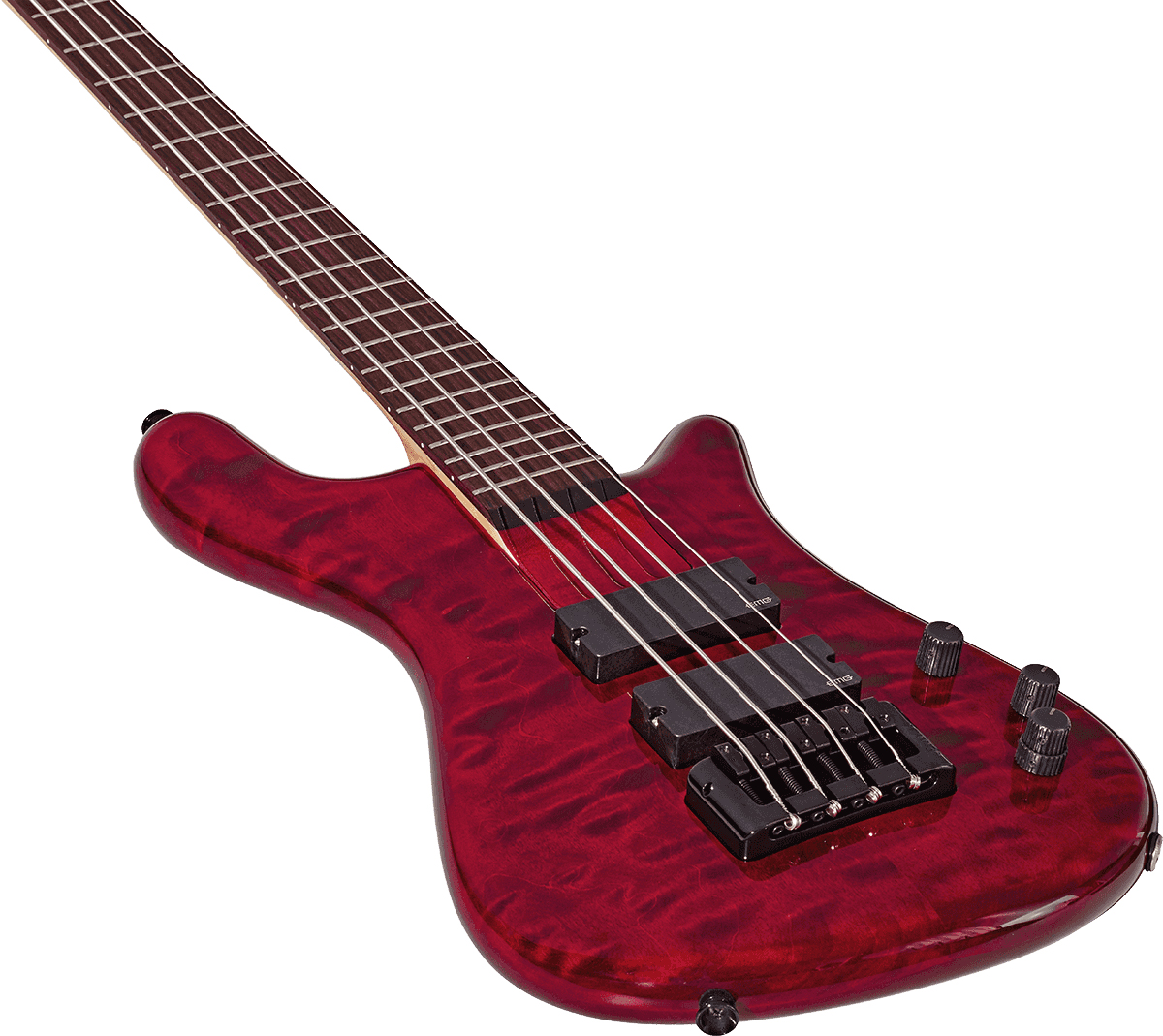 Spector Bantam 4 Diapason Court Active Emg Rw - Black Cherry - Bajo eléctrico de cuerpo sólido - Variation 2