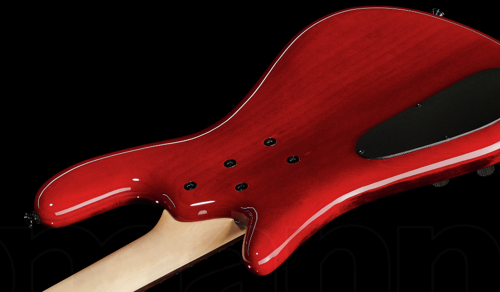 Spector Bantam 4 Diapason Court Active Emg Rw - Black Cherry - Bajo eléctrico de cuerpo sólido - Variation 3