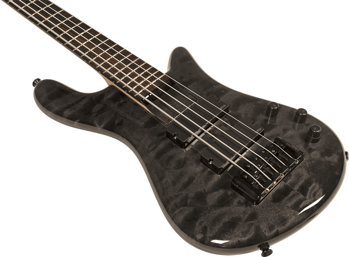 Spector Ns Bantam 5c Diapason Court Active Emg Rw - Black Stain - Bajo eléctrico de cuerpo sólido - Variation 2